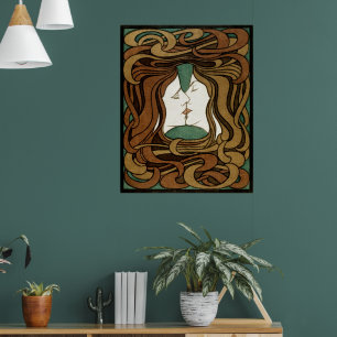 Tijdloze elegantie: Peter Behrens 'The Kiss Poster