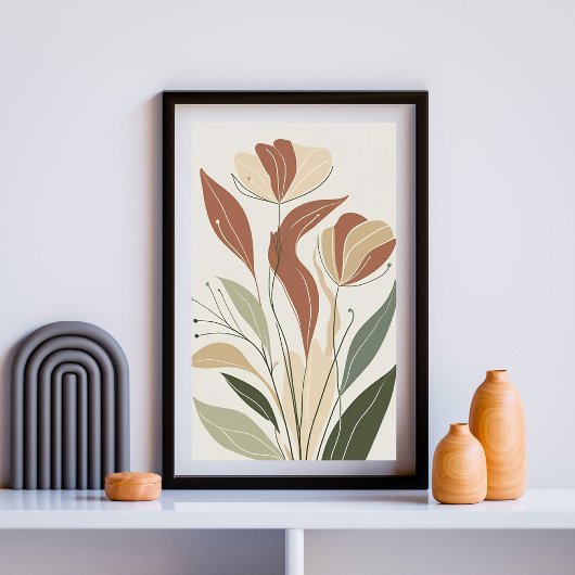 Tijdloze flora VI Poster