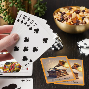 "Tijdloze geluidskwaliteit" Pokerkaarten