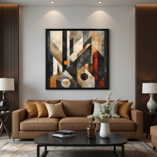 Tijdloze Geometrie Poster