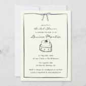 Tijdloze handgetekende Vrijgezellenfeesten taart Kaart (Voorkant)