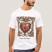 Tijdloze hartslag pijl t-shirt (Voorkant)