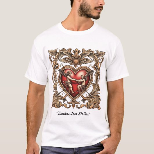 Tijdloze hartslag pijl t-shirt (Voorkant)