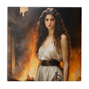 Tijdloze Helen: de katalysator van Troy Tegeltje