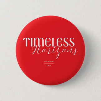 Tijdloze Horizonten Singapore 1965 Knop Ronde Button 5,7 Cm