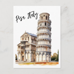 Tijdloze iconen van Pisa Briefkaart