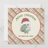 Tijdloze kerst gelegd kaart (Voorkant)