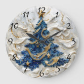 tijdloze kerstboom grote klok (Voorkant)