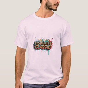 Tijdloze klassieker: iconische stijl T-shirt. T-shirt