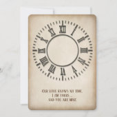 Tijdloze Klok Uitnodiging voor Hernieuwing van Gel (Voorkant)