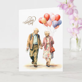 Tijdloze liefde en gezelschap Valentijnsdag Kaart