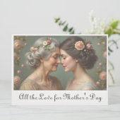 Tijdloze liefde tussen moeder en dochter (Staand voorkant)