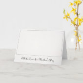 Tijdloze liefde tussen moeder en dochter kaart (Gele Bloem)