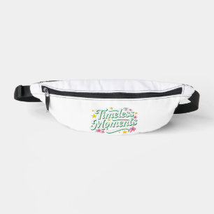Tijdloze Momenten Bloemrijke Schrift Fanny Pack Heuptasje