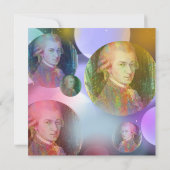Tijdloze Mozart Wenskaarten (Achterkant)