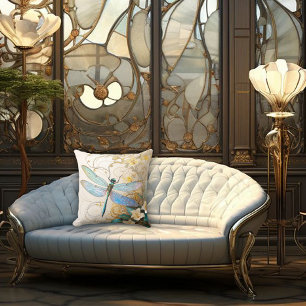 Tijdloze Nouveau Elegante Libelle Kussen