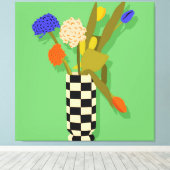 tijdloze pot canvas afdruk (Insitu (Houten vloer))