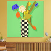 tijdloze pot canvas afdruk (Insitu (Woonkamer))