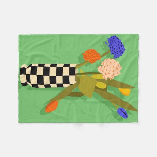 tijdloze pot fleece deken (Voorkant (Horizontaal))