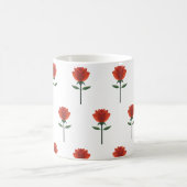 tijdloze rode roos koffiemok (Center)