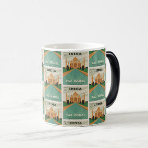 Tijdloze Romance: Taj Mahal in elegantie Magische Mok