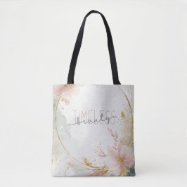 Tijdloze schoonheid – Zalara Luxe Tan & Gold Marbl Draagtas