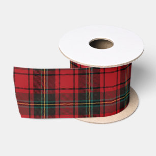 Tijdloze Schotse Plaid Rode Zwarte Ralph Kerstmis Lint