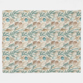 Tijdloze Seaside Blanket Breezy Nautical Touch Fleece Deken (Voorkant (Horizontaal))