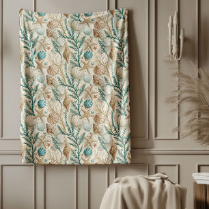 Tijdloze Seaside Blanket Breezy Nautical Touch Fleece Deken