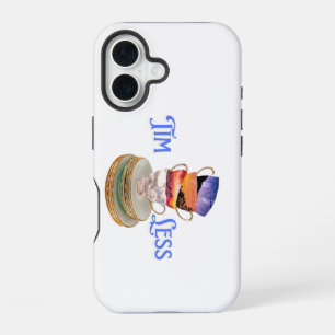 Tijdloze theemomenten – Surrealistische Natuur Cup iPhone 16 Hoesje
