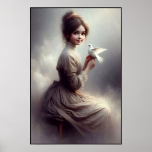 Tijdloze Victoriaanse Tijdperk Elegantie Muur Poster