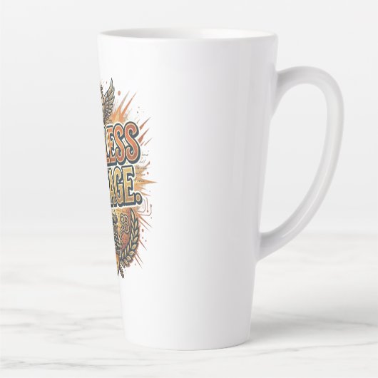 Tijdloze Vintage Latte Mok (Rechts)