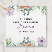 Tijdloze vriendschap bedankjes labels (Voorkant)