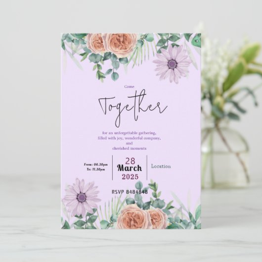 Tijdloze vriendschap kaart (Staand voorkant)