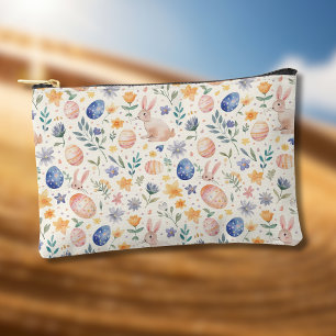 Tijdloze Waterverf Pastel Konijn Bloemen Eieren Etui