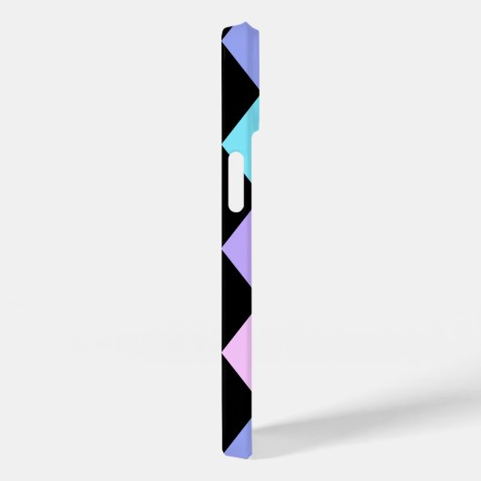 Tijdloze zwarte en levendige controles Case-Mate iPhone case (Achterkant / Rechts)