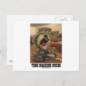 Tijdmachine binnenin (Open Source Duke) Briefkaart (Voorkant / Achterkant)