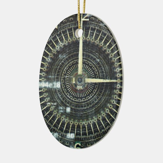 Tijdmachine Keramisch Ornament (Links)