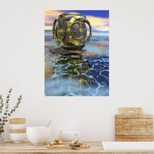 Tijdmachine Poster (Keuken)