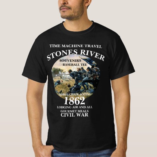 TIJDmachine REIS SLAG VAN STONES RIVER T-shirt (Voorkant)