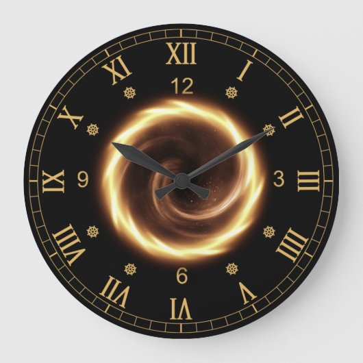 Tijdmachine ~ Spiral Fire Vortex ~ Time Portal ~  Grote Klok (Voorkant)