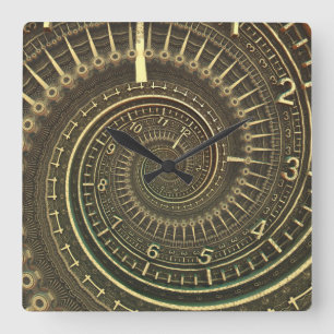  tijdmachine vierkante klok