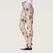  tijdpatroon van thee leggings (Links)
