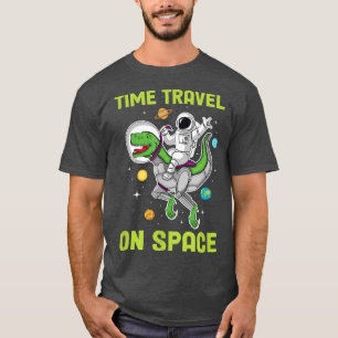 Tijdreis op ruimtevaartorganisatie Astronaut Plane T-shirt