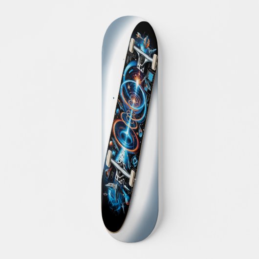 Tijdreis Vortex Skateboard (Voorkant)