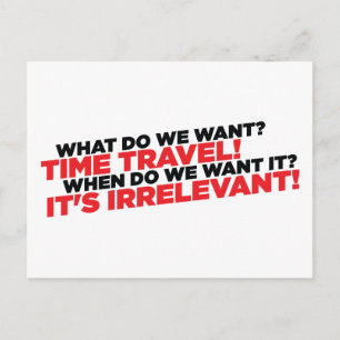 Tijdreizen Briefkaart