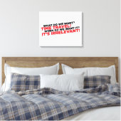 Tijdreizen Canvas Afdruk (Insitu (Slaapkamer))