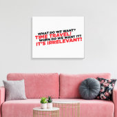 Tijdreizen Canvas Afdruk (Insitu (Woonkamer))