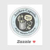Tijdreizen Chaos in Anthro Capsule Tech Sticker (Vel)