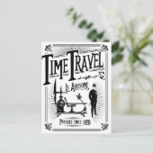Tijdreizen is geweldige briefkaart (Staand voorkant)